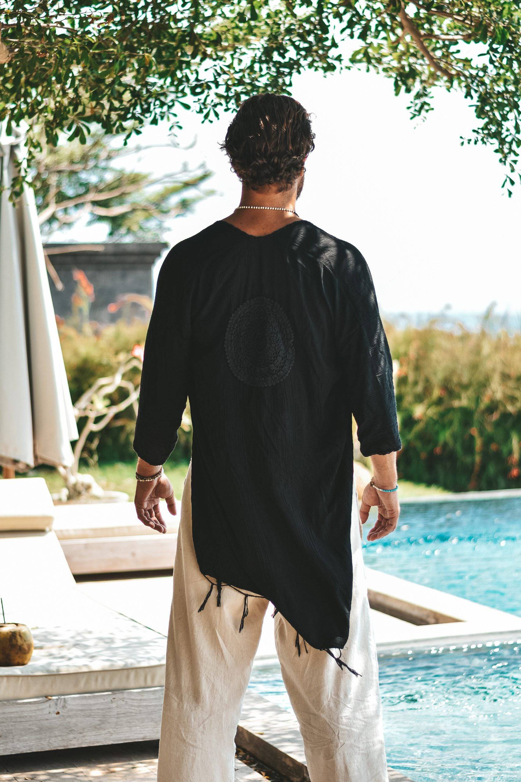 Capri resort kimono black - Image 9