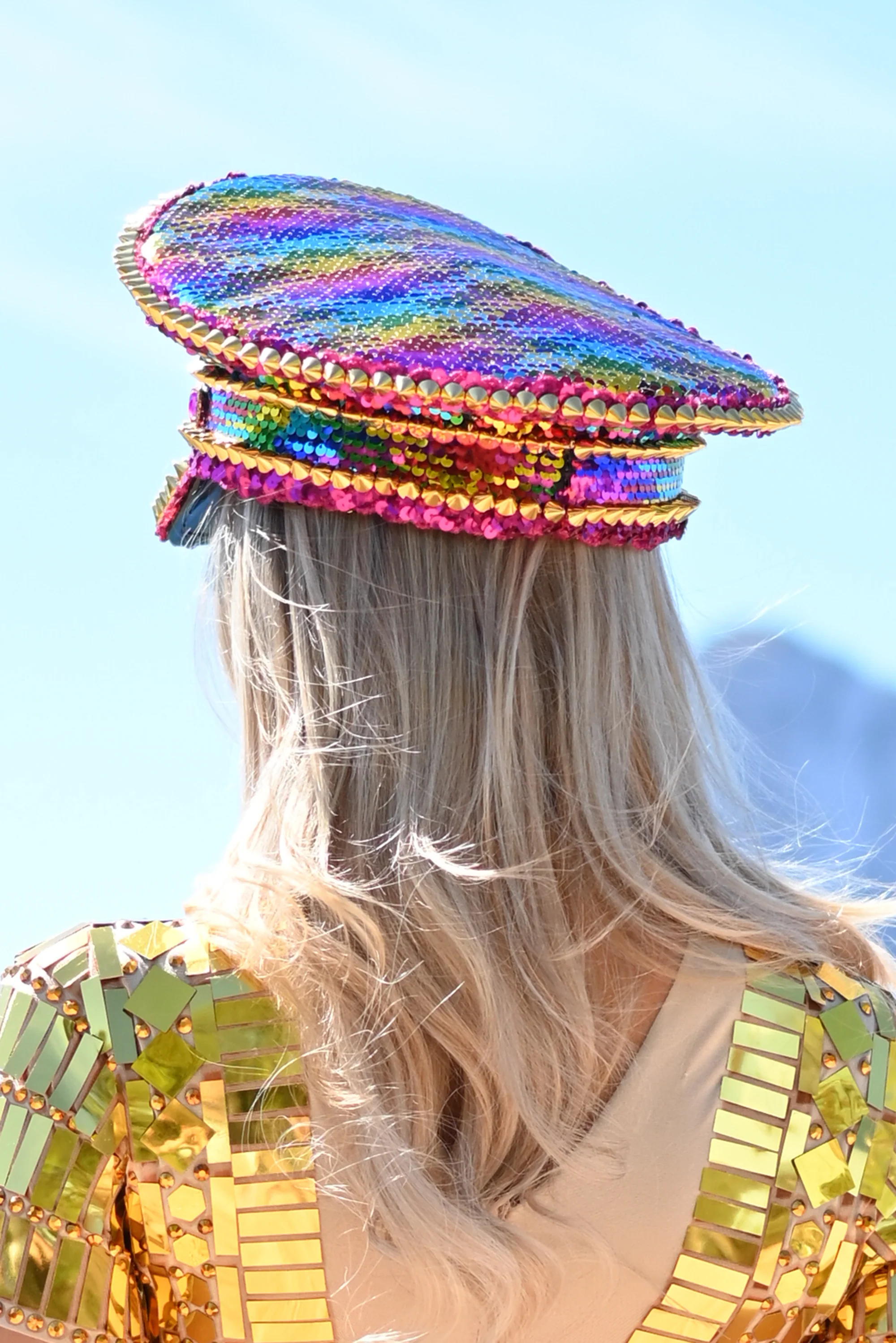 Poppy rhinestone captain hat - Image 4