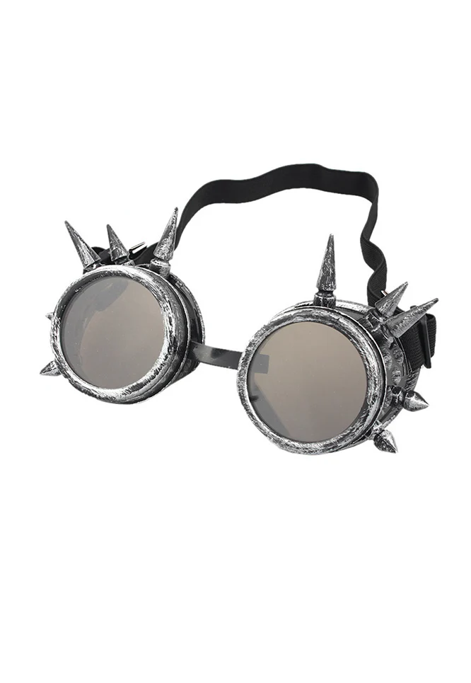 Steam punk goggles silver