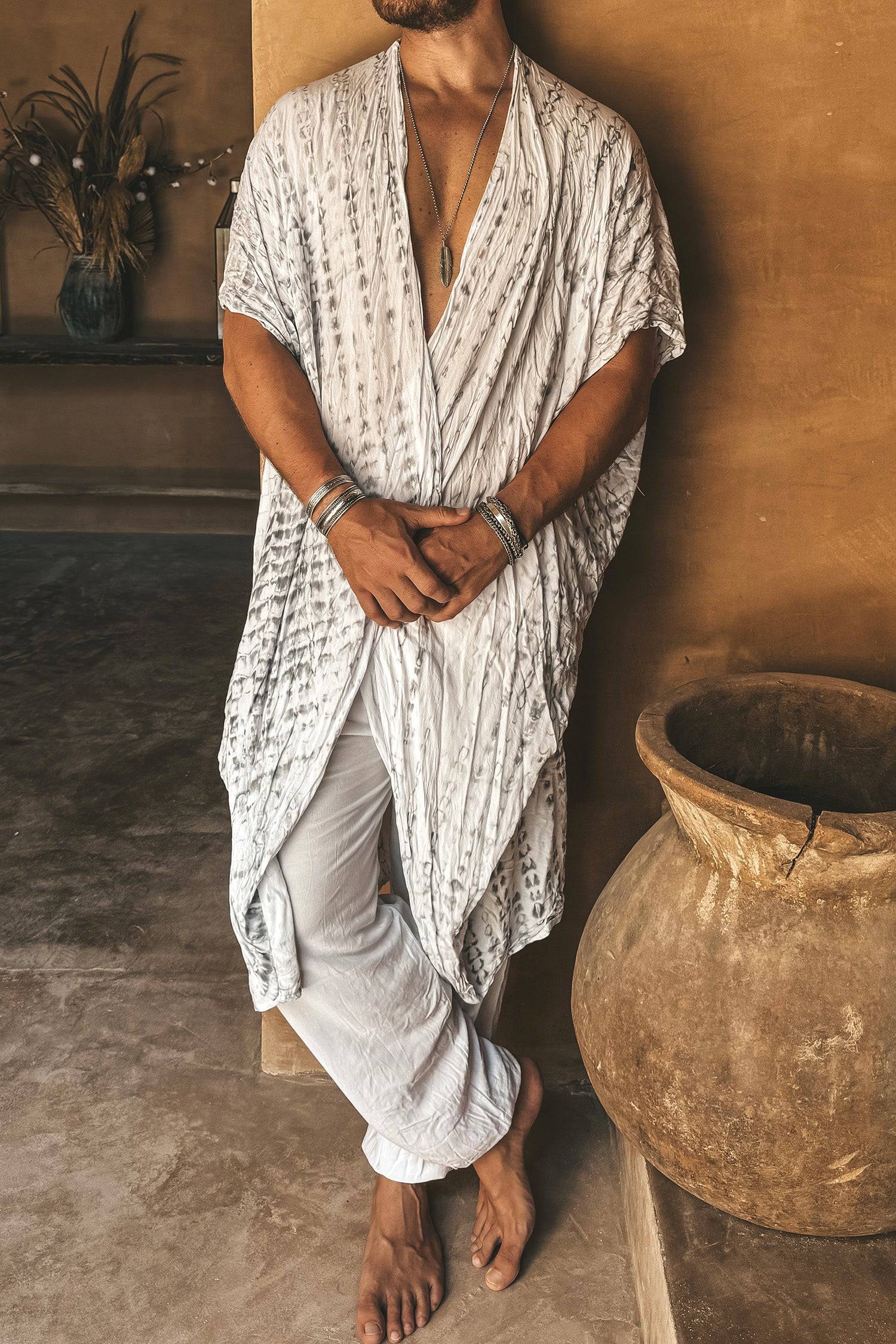 Xela Boho Kimono White - Image 2