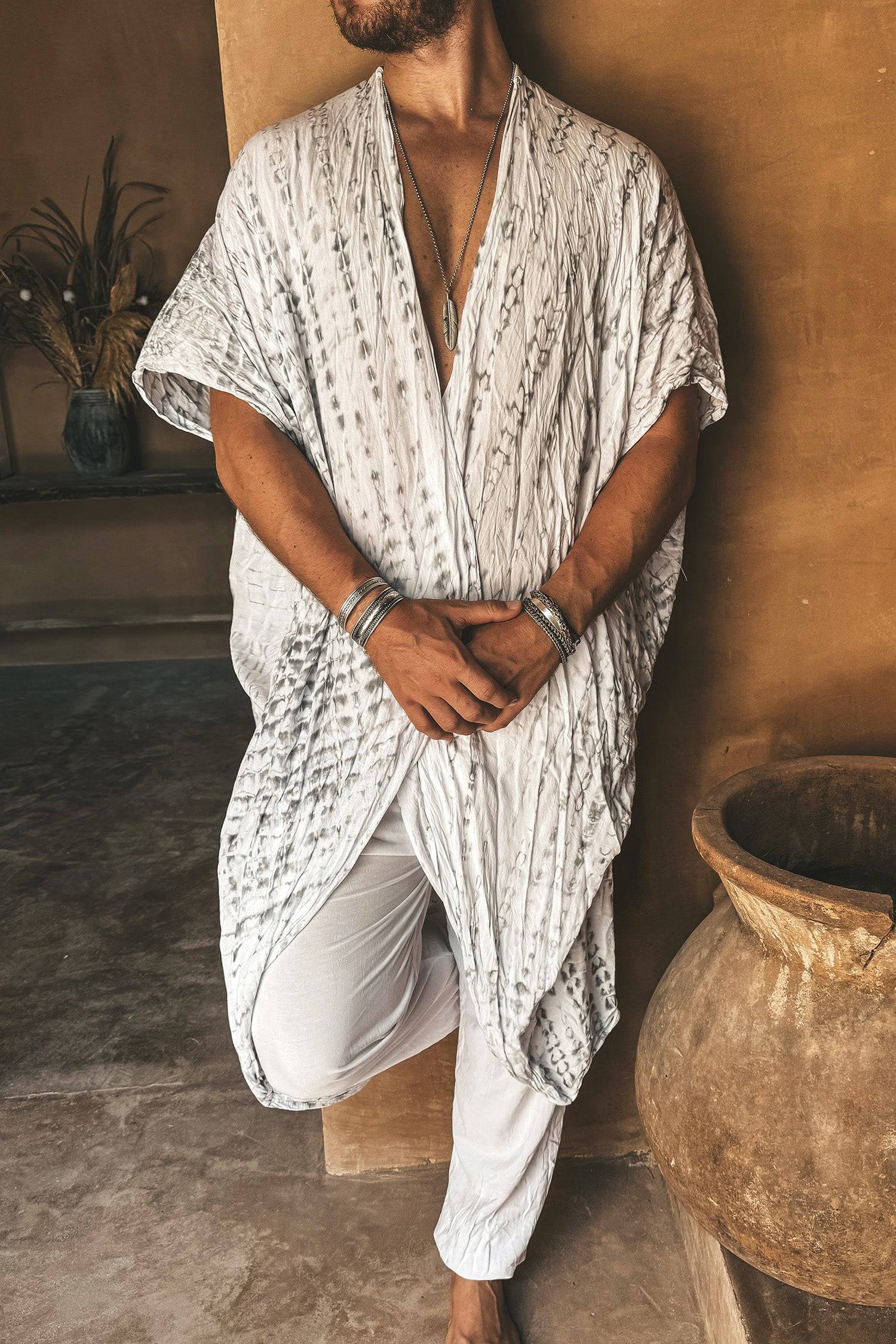 Xela Boho Kimono White - Image 3