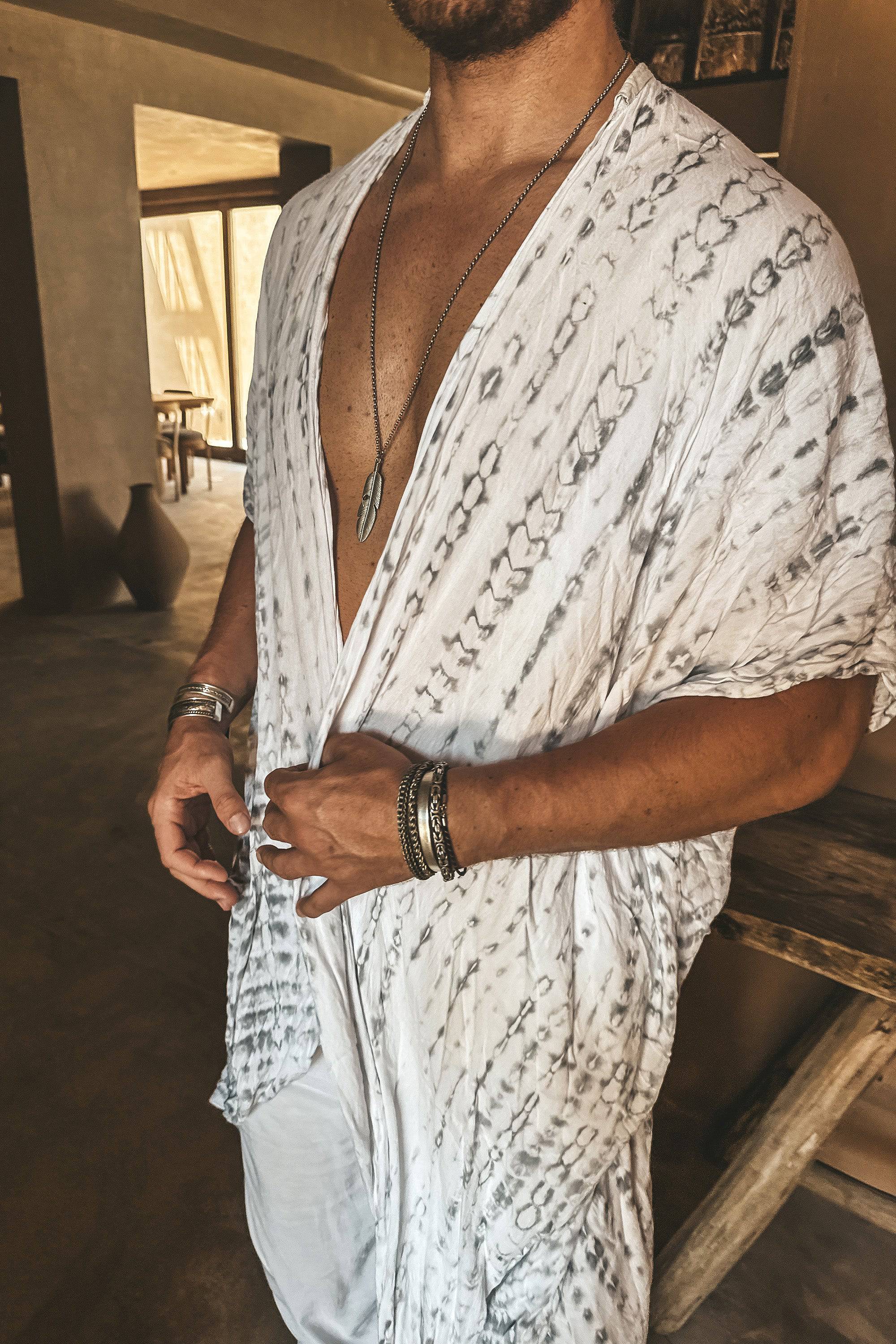 Xela Boho Kimono White - Image 5