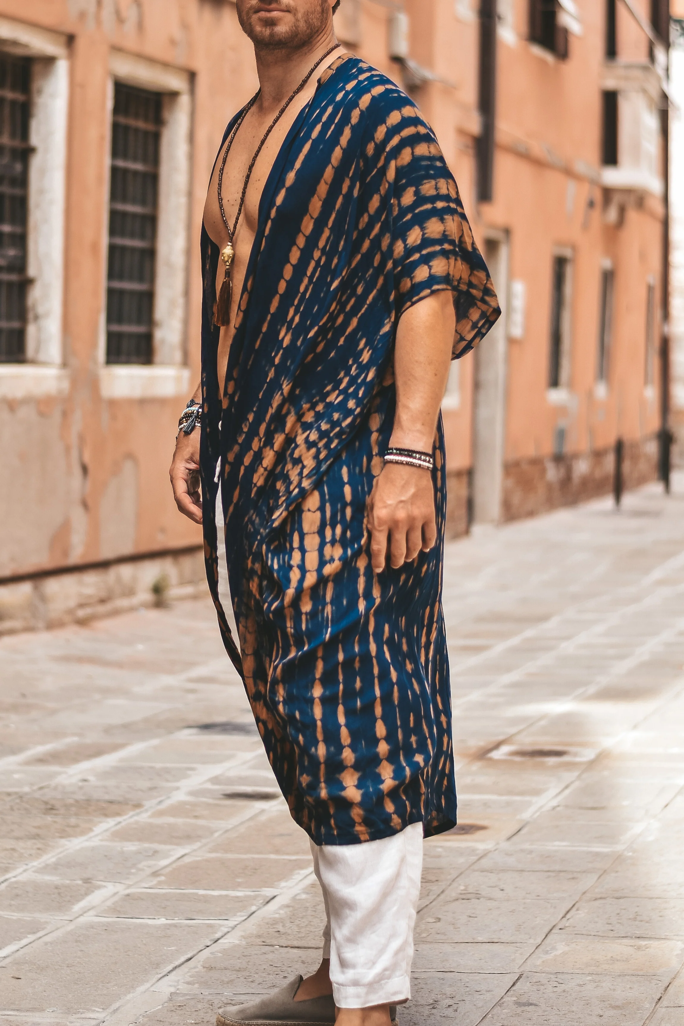 Zimbiza hamsa kimono blue - Image 4