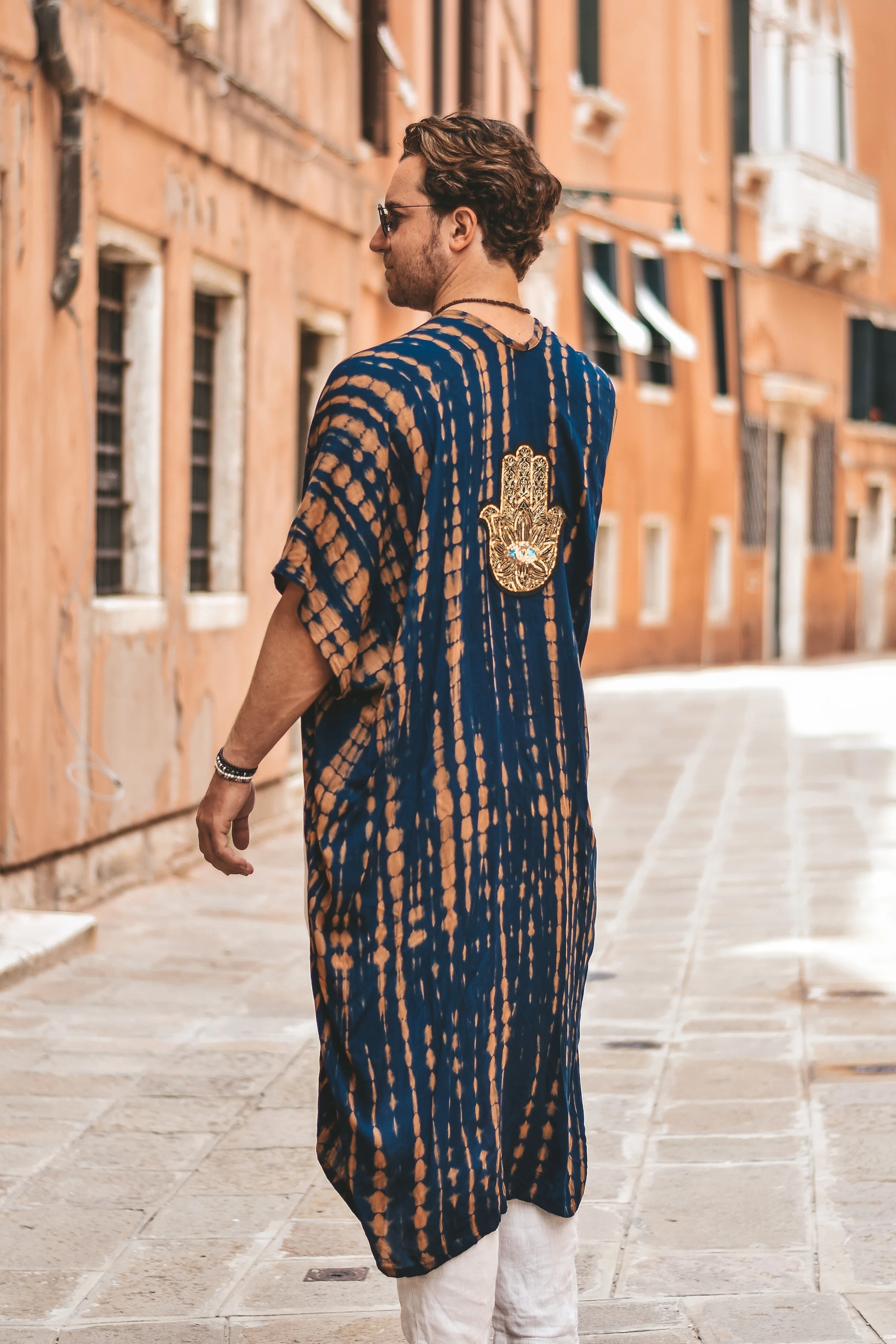 Zimbiza hamsa kimono blue - Image 6